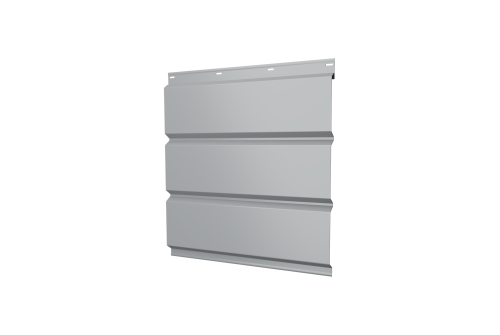 Софит металлический без перфорации 0,5 Satin с пленкой RAL 7004 сигнальный серый