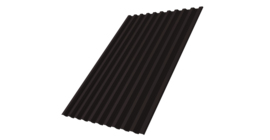 Профнастил С21R 0.45 Drap RAL 9005 чёрный