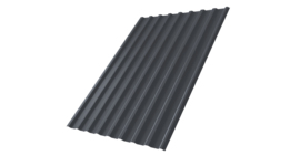 Профнастил С20R 0,5 Satin Мatt RAL 7024 мокрый асфальт