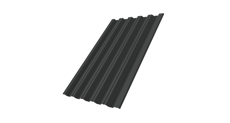 Профнастил HC35R 0,5 Satin RAL 7016 антрацитово серый