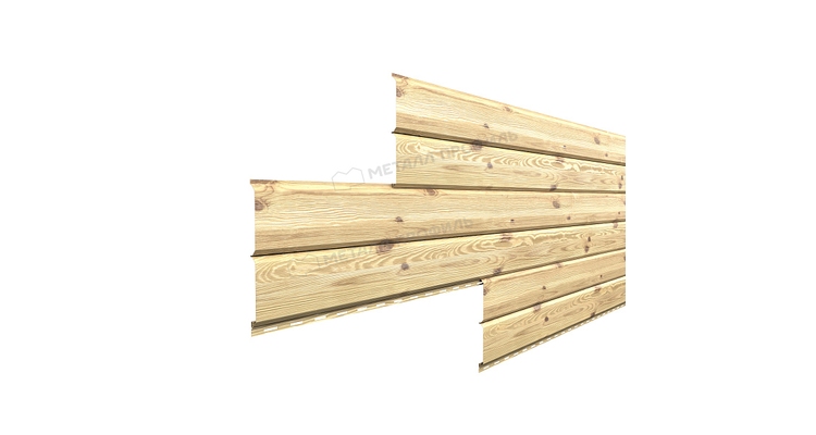 Сайдинг Металл Профиль Lбрус-15х240 (ECOSTEEL_T-12-Орех-0.45)