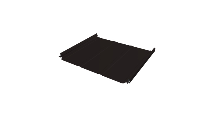 Кликфальц Pro Line Grand Line 0,5 PurLite Matt с пленкой на замках RAL 9005 черный