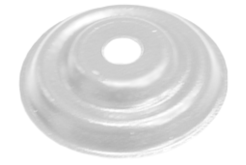 Накладка декоративная кронштейна трубы Grand Line на кирпич RAL 9003 сигнальный белый