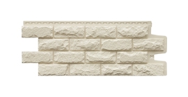 Фасадная панель GL Колотый камень Classic молочный