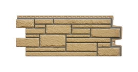 Фасадная панель GL Камелот Design песочный со швом RAL 7006