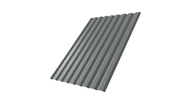 Профнастил С20А 0.45 PE RAL 7005 мышино-серый