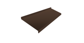 Отлив простой 200 0,5 PurPro Matt 275 RAL 8017 шоколад (3м)