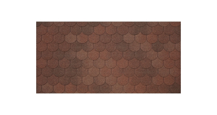 Черепица гибкая Tegola Assisi terracotta 420 (терракотта)