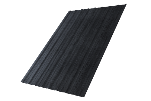 Профнастил С10A 0,45 Print Premium Grey Wood TwinColor