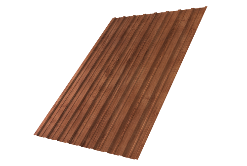 Профнастил С10A 0,45 Print Premium Rowan Wood Intense FTC