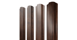 Штакетник Прямоугольный фигурный 0,45 Print Elite Cherry Wood TwinColor