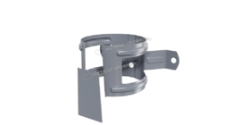 Держатель трубы (на дерево) Металл Профиль Foramina PUR D100 RAL 7024