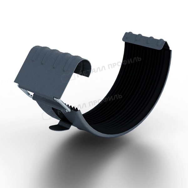 Соединитель желоба Металл Профиль Foramina Freeze D125 Grey