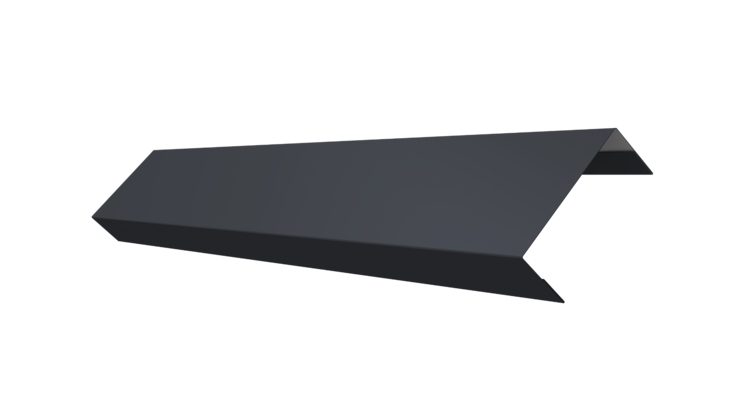 Ламель обратная 50 забора жалюзи Texas 0.5 Satin Matt с пленкой RAL 7024 мокрый асфальт