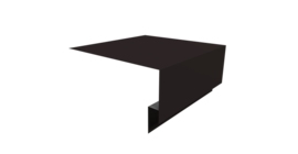 Планка околооконная сложная Экобрус Grand Line 250х75х25 0,5 Drap TX RAL 9005 черный (3м)