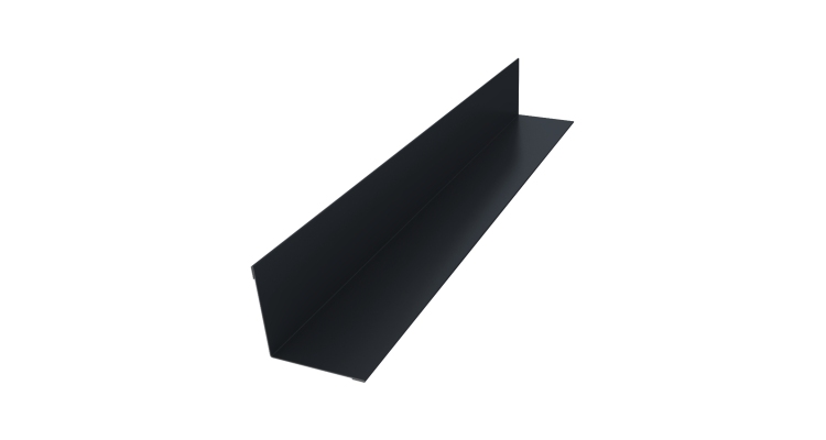 Угол внутренний 30х30 0,45 Drap TX RAL 7024 мокрый асфальт (3м)