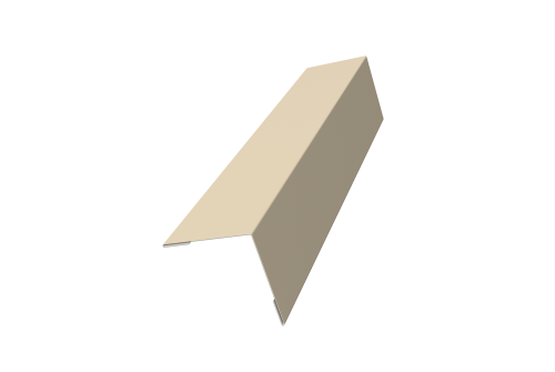 Угол внешний 50х50 0,45 PE с пленкой RAL 1015 светлая слоновая кость (3м)