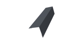 Угол внешний 50x50 0,5 Drap RAL 7024 мокрый асфальт (3м)