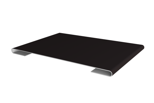 Планка стыковочная 0,45 Drap RAL 9005 черный (2м)