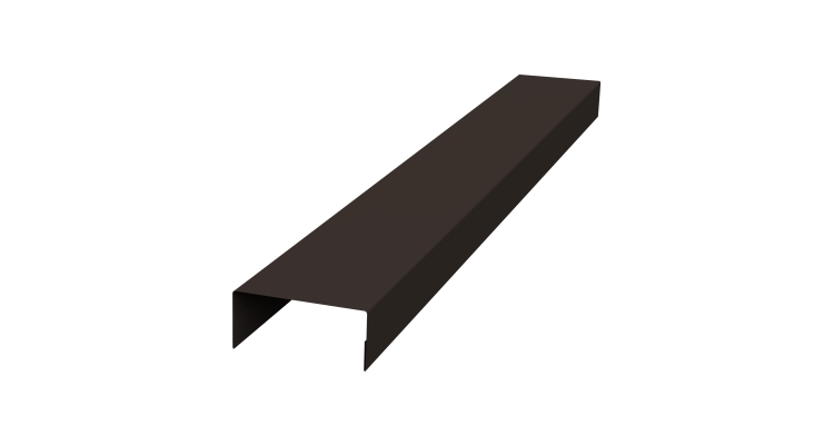 Крышка 45х20 жалюзи Texas 0,5 Velur X RR 32 темно-коричневый (3м)