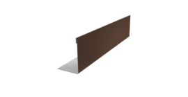 Нащельник 125 Texas 25х35 0,5 PurPro Matt 275 RAL 8017 шоколад (L1,8)