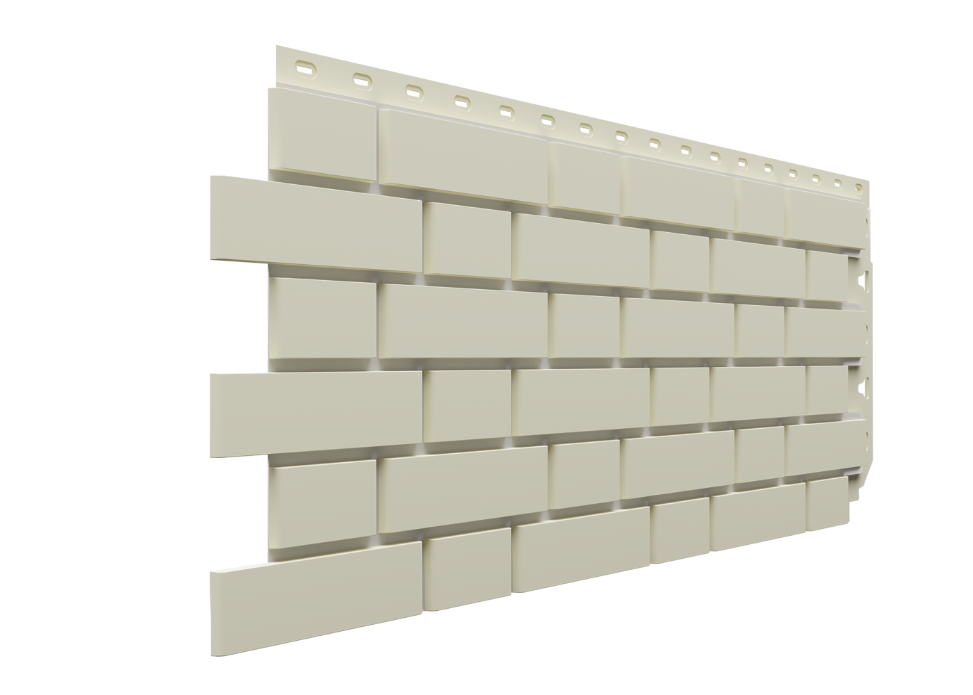 Фасадная панель Флемиш, Молочный