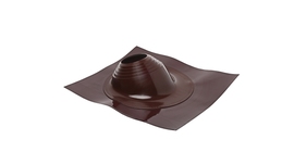 Проходной элемент MF угловой №2 (180-280мм) +240 силиконовый (металлический окрашенный фланец) коричневый