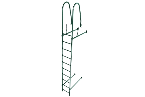 Лестница стеновая Grand Line RAL 6005 2,76м