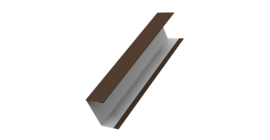 Крышка жалюзи Milan,Tokyo 0,5 Satin RAL 8017 шоколад (2м)